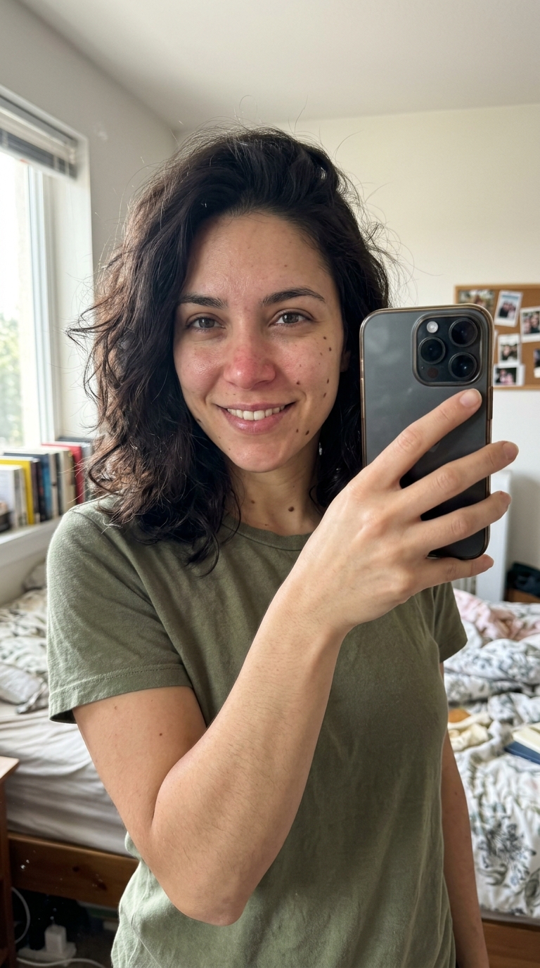 Mirror selfie style